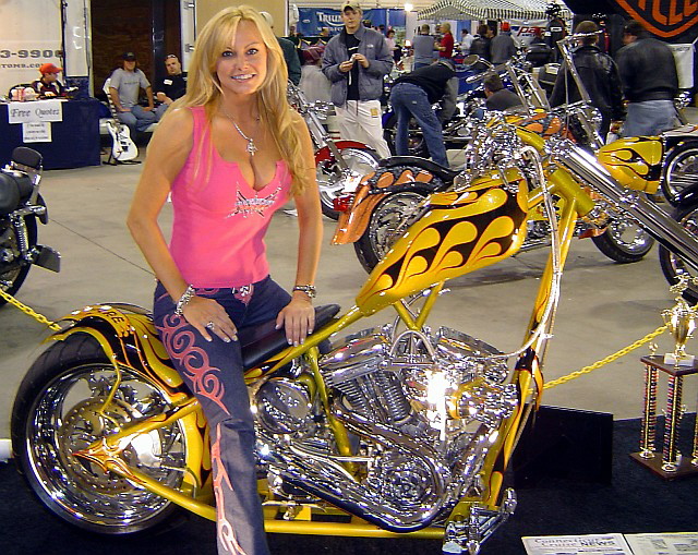 Michele Smith at The Springfield Motorcycle Show